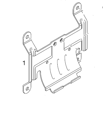 Eberspächer Holder for Hydronic B4/5,  D4/5, W SC and W Z heaters. (2-14)